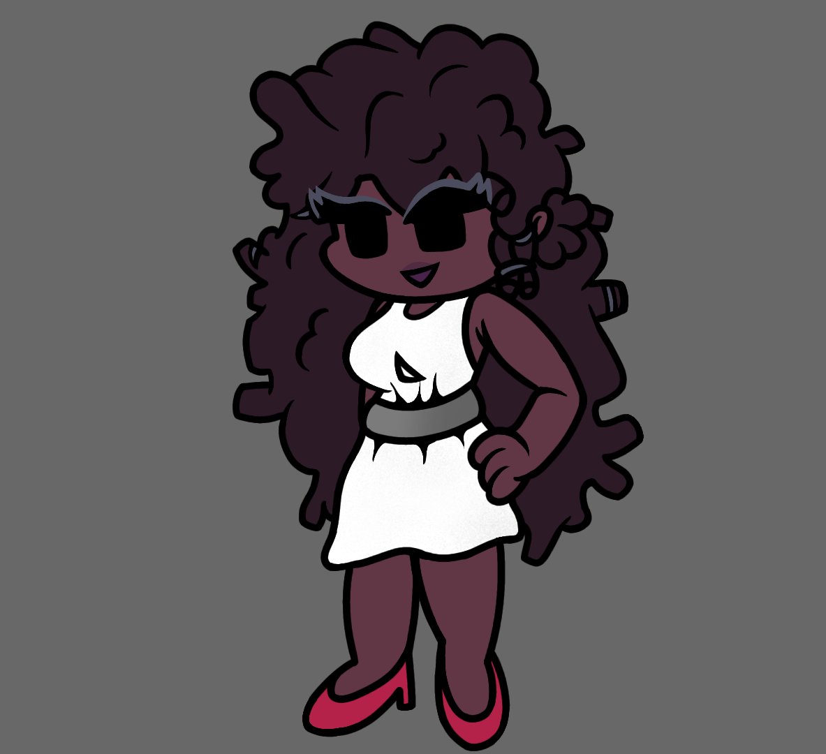 Lumium53's tweet photo. I really liked this so I decided to draw her in a dress https://t.co/1TglQfWAE6