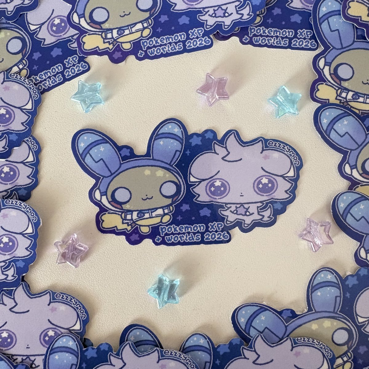 ezzzymon's tweet photo. made stickers to hand out at Worlds!! 💜
look for a short girl with an espurr ita bag!!

#pokemonworlds #pokemonxp https://t.co/8eOztleMzd