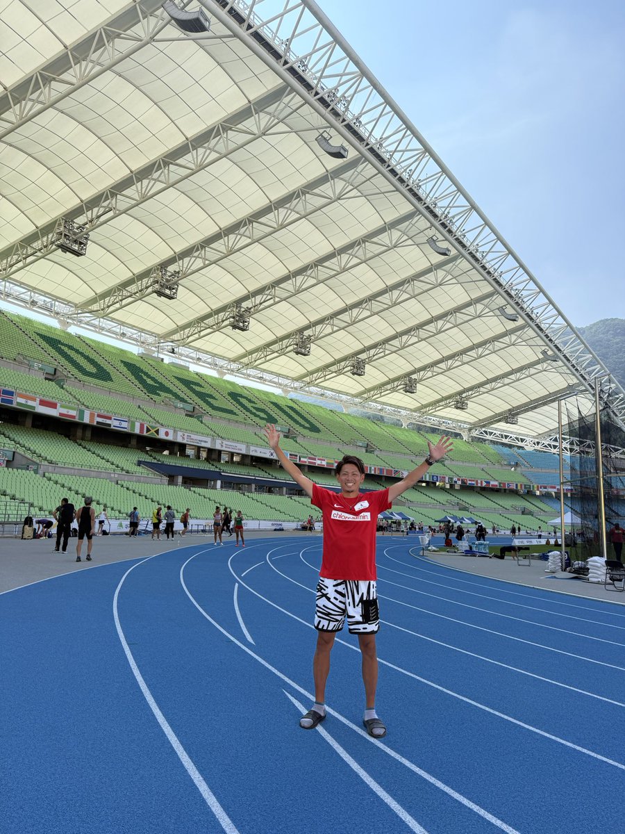 king11_masa's tweet photo. 世界マスターズ陸上競技選手権大会（大邱）

8/25-9/4まで大邱にいます。 https://t.co/NOY81DP1Gn