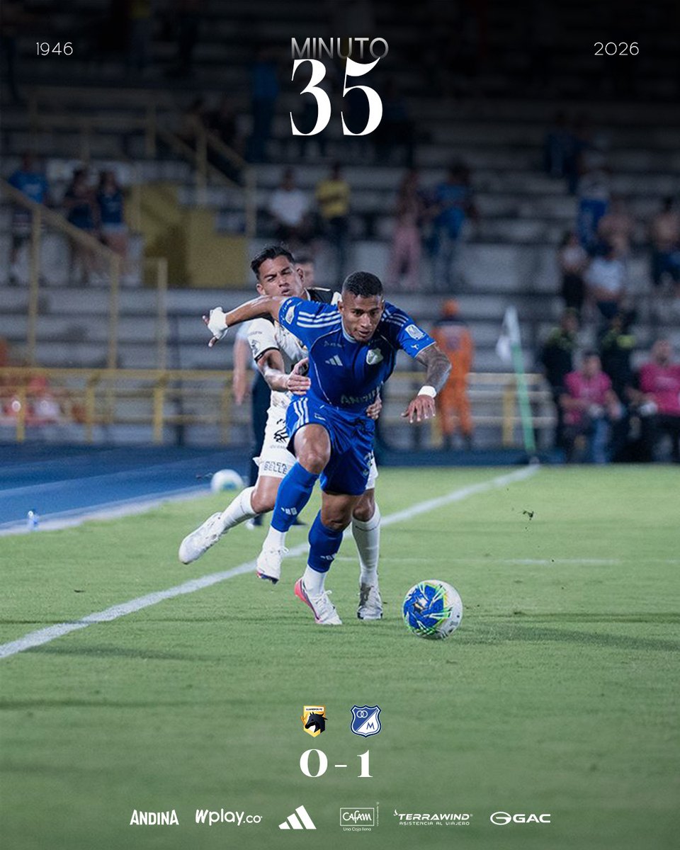 MillosFCoficial's tweet photo. ⏱️ 35'🐴 0 – 1 Ⓜ️ | #LLAvMFC https://t.co/Soiw6llYx8