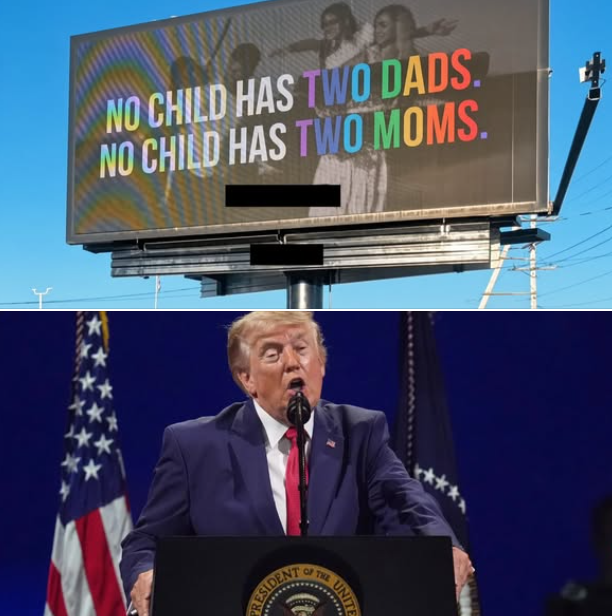 RedDiversidad's tweet photo. Trumpistas lanzan campaña para prohibir la adopción a parejas del mismo sexo.

Organizaciones LGBT en el país denunciaron la aparición de vallas publicitarias con mensajes de odio a lo largo de zonas rurales en Ohio y Alabama. Hilo. https://t.co/qfCpoajakC