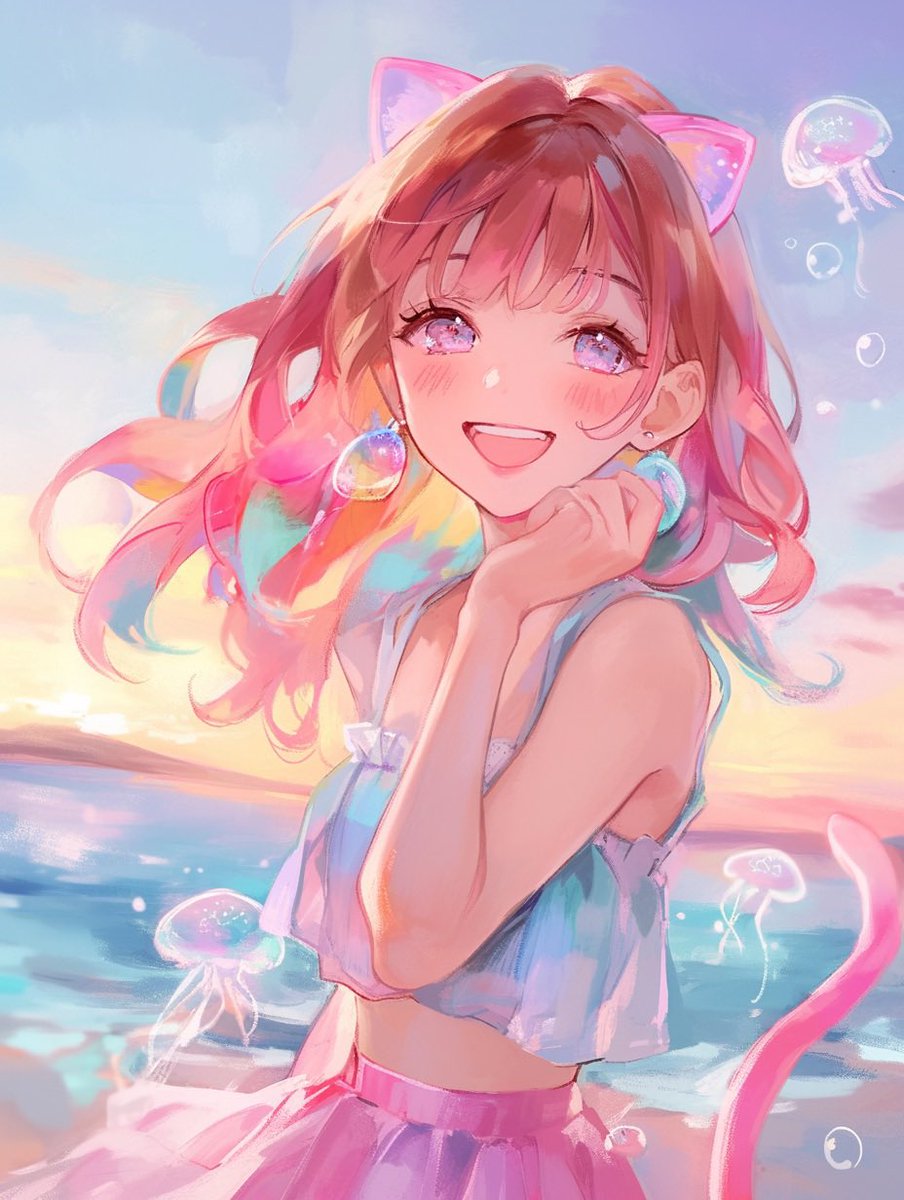 dqxmoet's tweet photo. 金曜日⭐️あとちょいゆるふぁいです‼︎
#AIイラスト
#猫耳
#Midjourney https://t.co/RUIwHpljVC