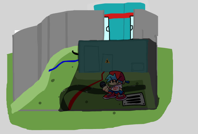 LeoFour4L's tweet photo. too lazy to make enemy sprites for this #vsimpostor jam #fnf mod lol, but I did cook up this stage in like last 4 hours, and also a hazardous song a couple of days earlier. Anyway aighta go to bed now lol I'm almost fainting and barely hitting right keys https://t.co/RPMehStPC1