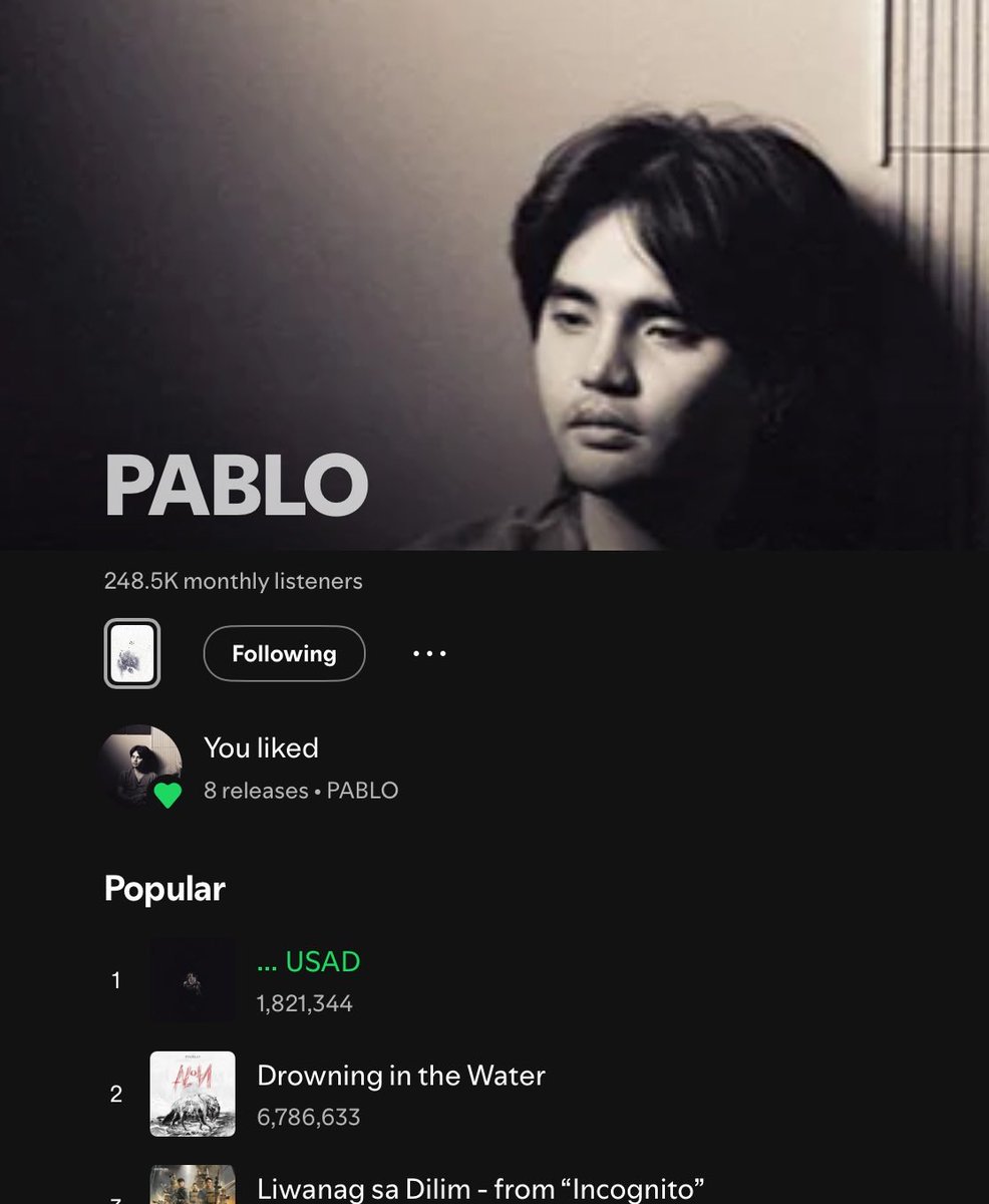 ylaewnipau's tweet photo. Goal: Get USAD trending on Spotify! Stream now, add to playlist, and share your listening activity. Let’s make it happen 💪

@imszmc #SB19_PABLO #PABLO

🔗 https://t.co/5jpWAyMGLi
USAD🔗 https://t.co/01RW5TY8ja https://t.co/TzqN8I9NIo