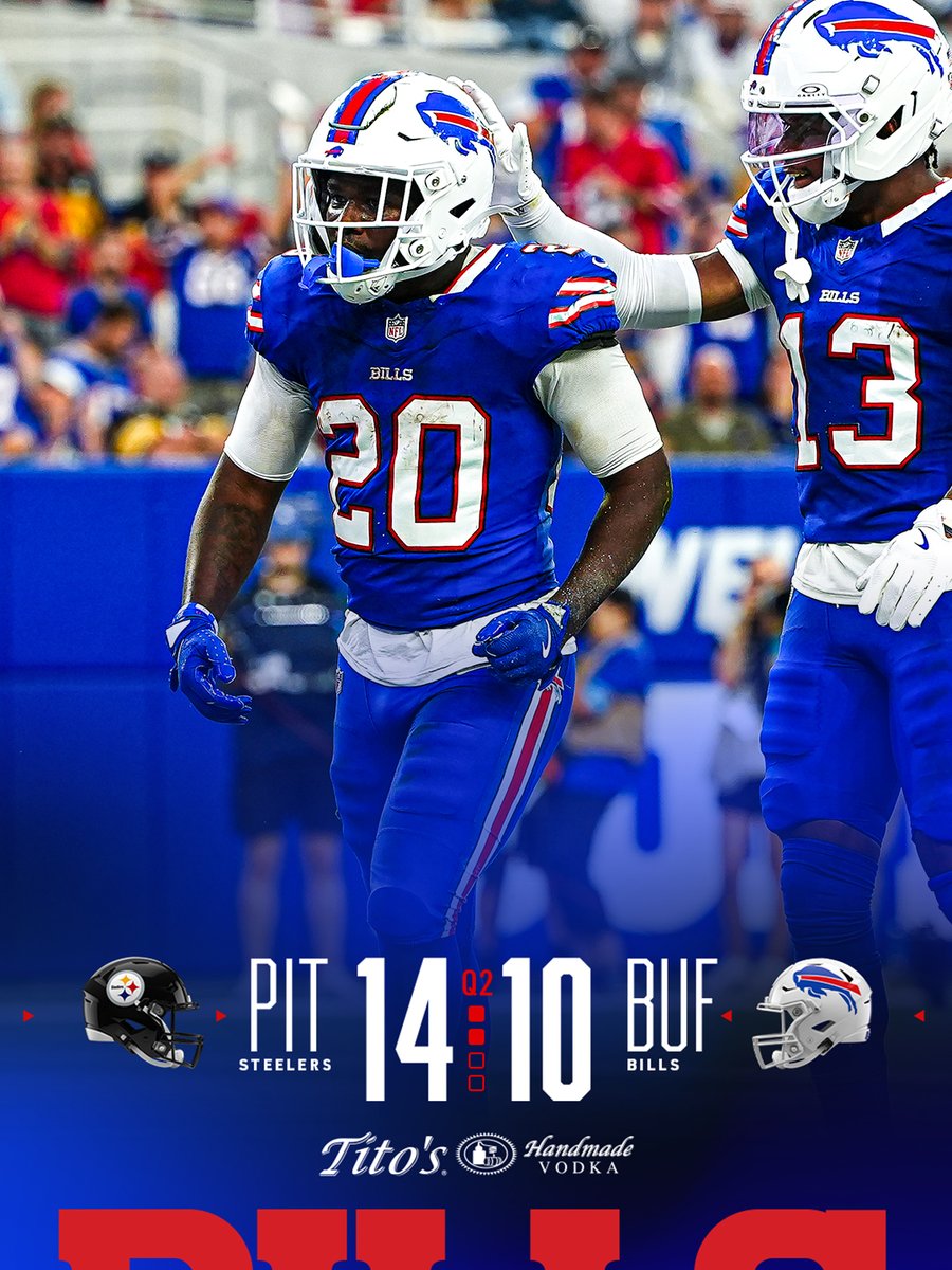 BuffaloBills's tweet photo. Halfway there.

#PITvsBUF | #BillsMafia https://t.co/ReAv8Ri6J0