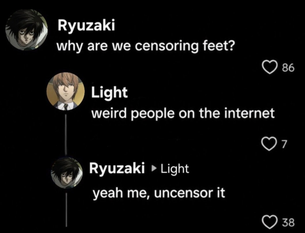 LightYagummyy's tweet photo. He just wants to have a look at them... https://t.co/sH4bIbT6I4