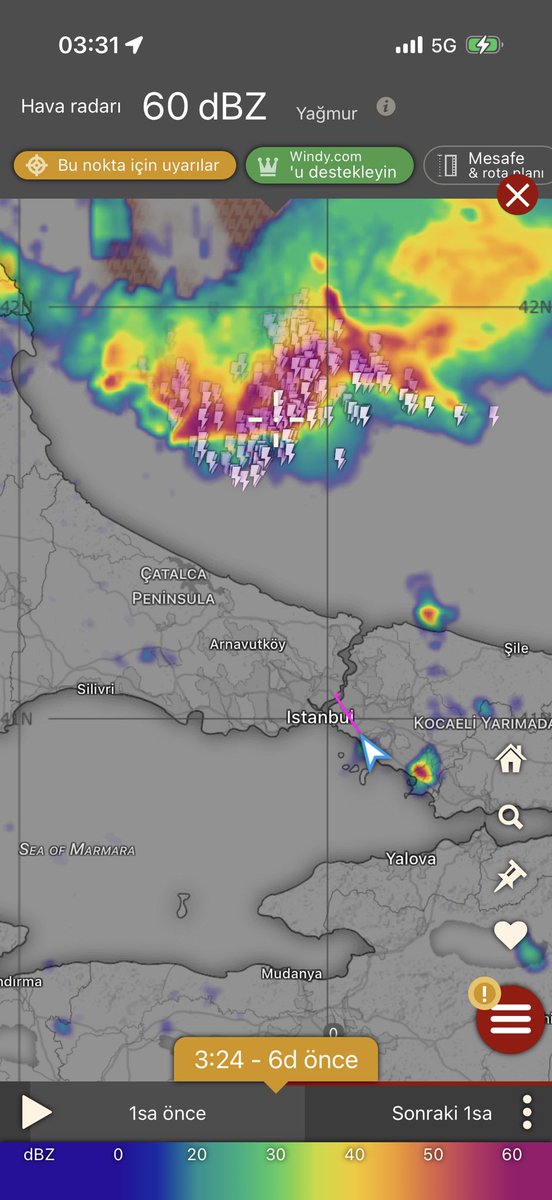 EgeKoltan's tweet photo. @AtmoslabWX Akıllara kazınır şöyle gelse uyku yok bu gece belli ki https://t.co/wNDV8VWFRF