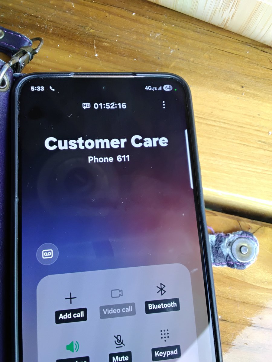 AmericaFirst's tweet photo. @TMobile T Mobile customer care on hold 1 hour 52 minutes and counting.... https://t.co/OOv7x0wq57