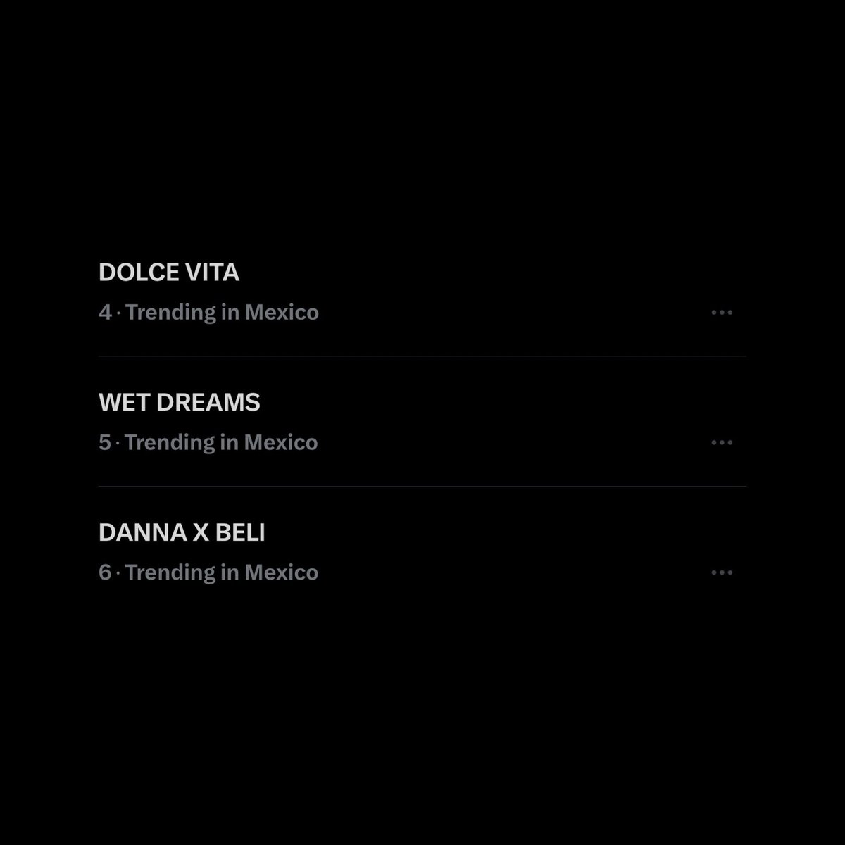 britstube's tweet photo. Danna &amp; Belinda siguen subiendo en tendencias!!!! 🥂✨🫦

DANNA X BELI (#4)
DOLCE VITA (#5)
WET DREAMS (#6) https://t.co/S2hundmuJq
