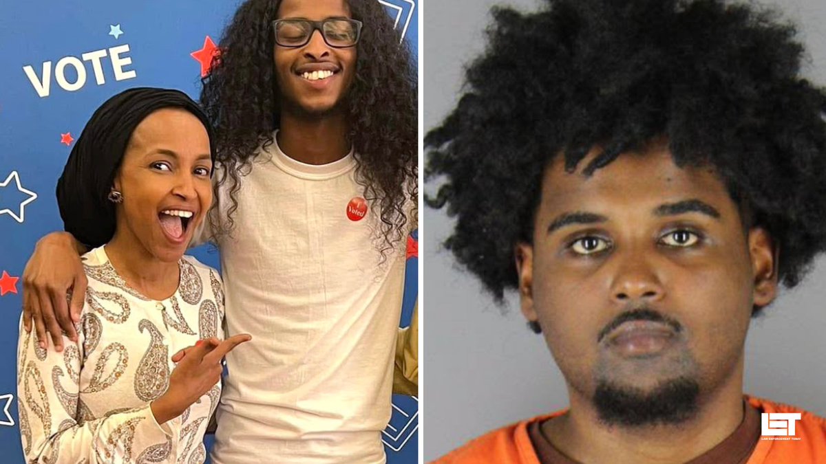 LawEnforceToday's tweet photo. NOT A GREAT LOOK, ILHAN (but we're not surprised). Minneapolis police reportedly searched the apartment where Rep. Ilhan Omar’s son lives, recovered GUNS AND AMMUNITION, and arrested his roommate on a weapons charge.

Hennepin County booking records show 22-year-old Abdulrahman Tulle Abdi was booked August 25 on a weapons charge. Law-enforcement sources say officers also executed a search warrant at the apartment he reportedly shared with Omar’s son, Adnan Hirsi, and recovered firearms and ammunition.

Hirsi was not arrested, but police reportedly executing a weapons warrant at the home of a sitting congresswoman’s son and hauling his roommate off to jail is still one HELL of a headline.

Ilhan Omar is used to making national news, and this is one more controversy in a LONG line of issues that would sink most other politicians.

But if YEARS of allegations that you married your own brother haven't managed to blacklist you from politics, I'm guessing your son's roommate getting arrested on a weapons charge probably isn't going to do it either.

#IlhanOmar #Minneapolis