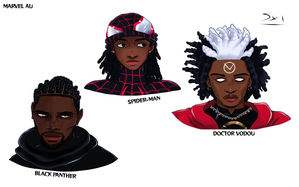 SensoXI's tweet photo. Black Panther (T'Challa) joins the crew!

#blackpanther #spiderman #doctorvoodoo https://t.co/5U5bUBYkwl