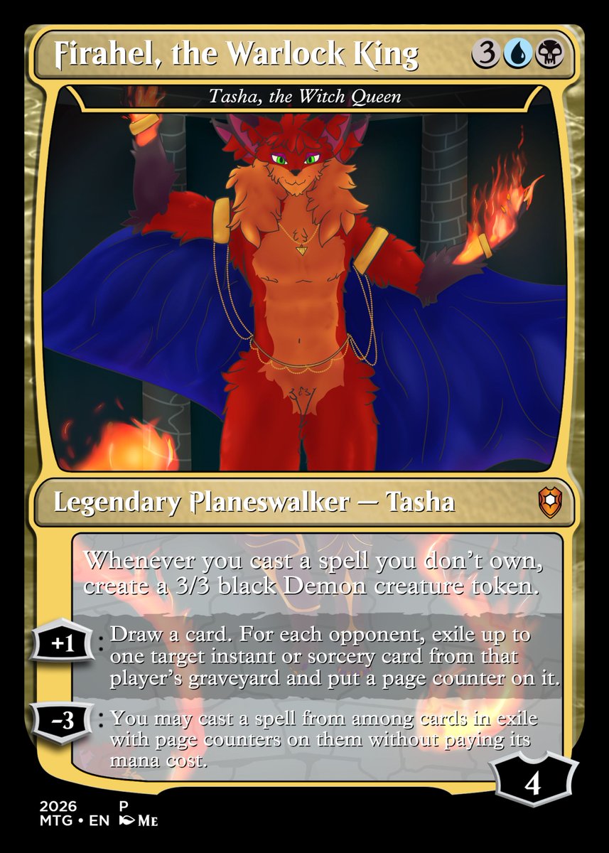 FireStar10278's tweet photo. "Bow before my magics!"
I've finally finished this piece and I cant wait to play with it!! https://t.co/NuT7DLzD3J