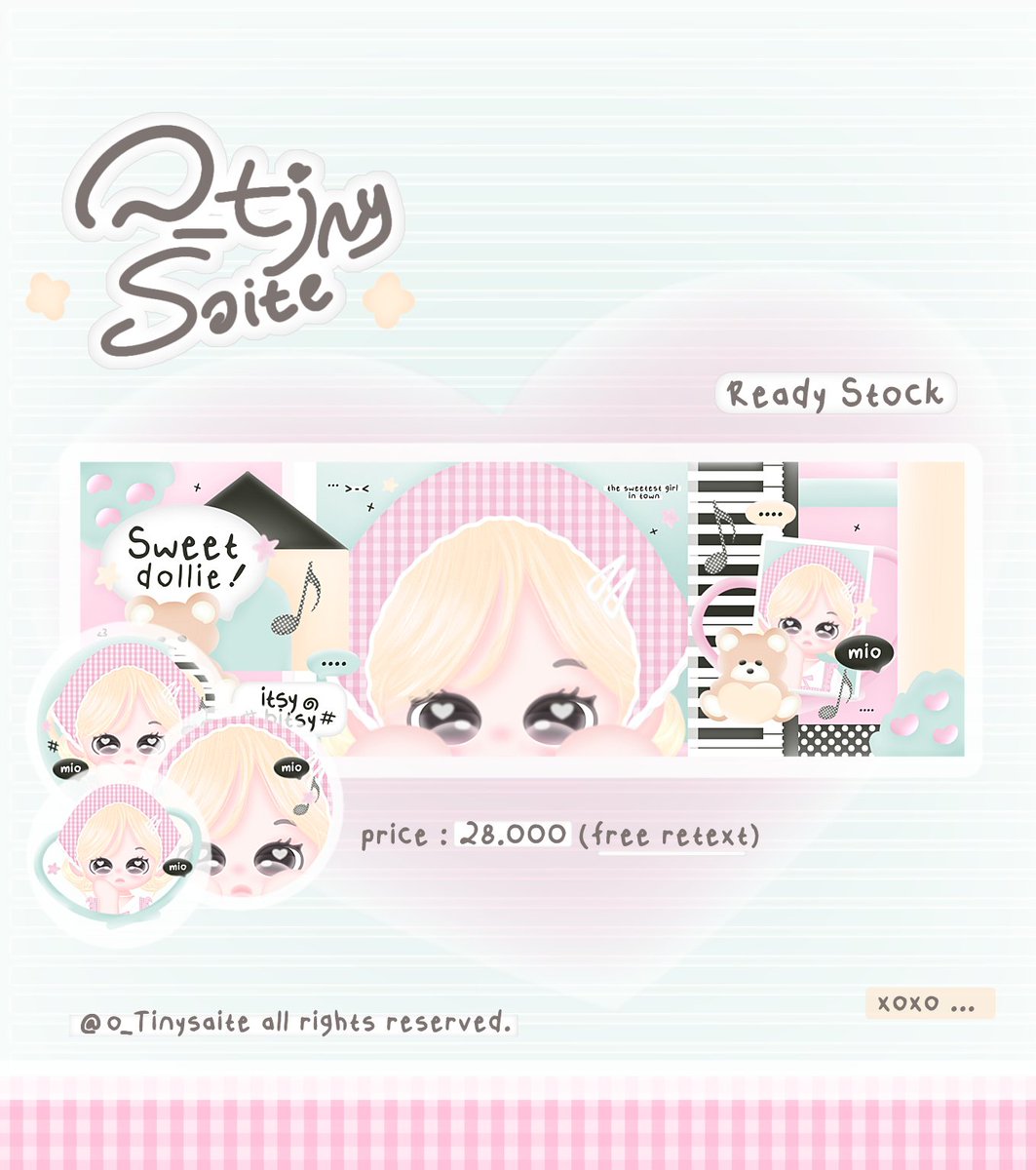 o_Tinysaite's tweet photo. aku masih avail restock sweet dollie dibawah yaa :3 yang mau boleh dm akuu ! https://t.co/QoAtBqhQMo