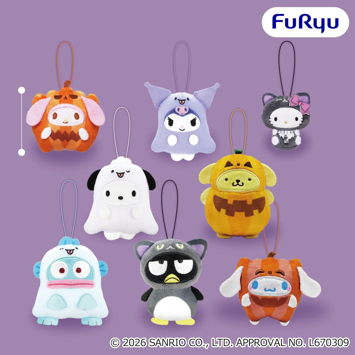 HNGDN_goods's tweet photo. ／
📢9月3週発売⚠️
⋐ サンリオキャラクターズ ぺたんこ着ぐるみマスコット～ハロウィン～ ⋑
＼

やんちゃな表情のおばけになりきったハンギョドンのマスコットがプライズで登場決定👻💙🐟
発売をお楽しみに🕺🪩
（約8cm）
https://t.co/mCxYQJ7JTk https://t.co/ePwSmcRu5a