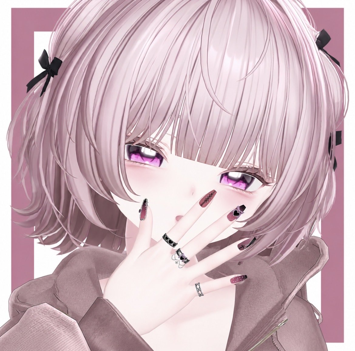 shimi281482's tweet photo. ＃VSelect 様
新作ネイル⛓️🩷STITCHED DOLL🩷⛓️
ルルネちゃん、マリシアちゃん、海咲ちゃんのテスターに参加しました!!

なななんと、ネイルとリングが着いてくるの!!!!
地雷系やダウナー系にめっちゃ合う可愛いネイルです!!

ぜひ見てみてね!!👀💕︎ https://t.co/2RGpp9V9UU