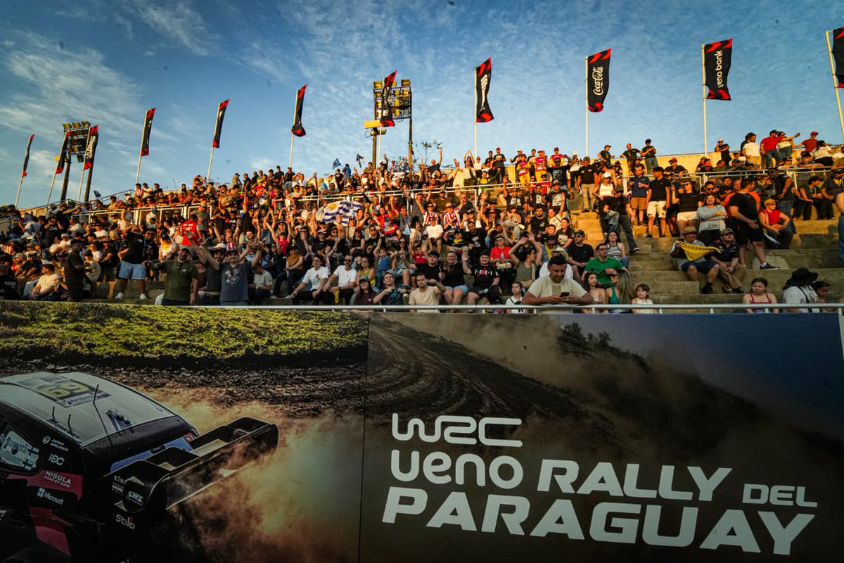 PresidenciaPy's tweet photo. La consolidación de Paraguay como sede del Campeonato Mundial de Rally marca un hito en el deporte nacional. https://t.co/hjynVxTnIy