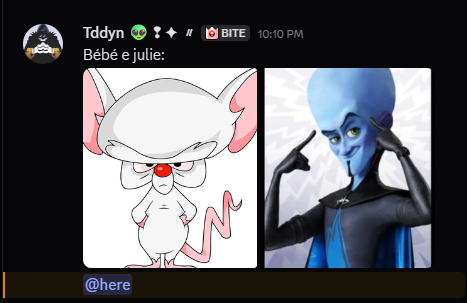 HeyTddyn's tweet photo. man I LOVE Discord ✌️🫩🥀
it was just a silly little joke, lil bro 😭
Discord moderation saw Pinky and Megamind and said “yeah this mf is a threat to society” 💀💀💀
#discord #ban https://t.co/AxR8PjWdmh