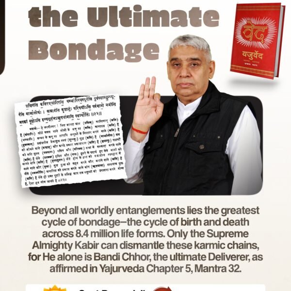AadityaPra14750's tweet photo. #जीवन_रक्षक_पूर्ण_परमात्मा
Beyond all worldly entanglements lies the greatest cycle of bondage-the cycle of birth and death across 8.4 million life forms. Only the Supreme Almighty Kabir can dismantle these karmic chains, for He alone is Bandi Chhor, 
Kabir is God https://t.co/9PtkOMcy7J