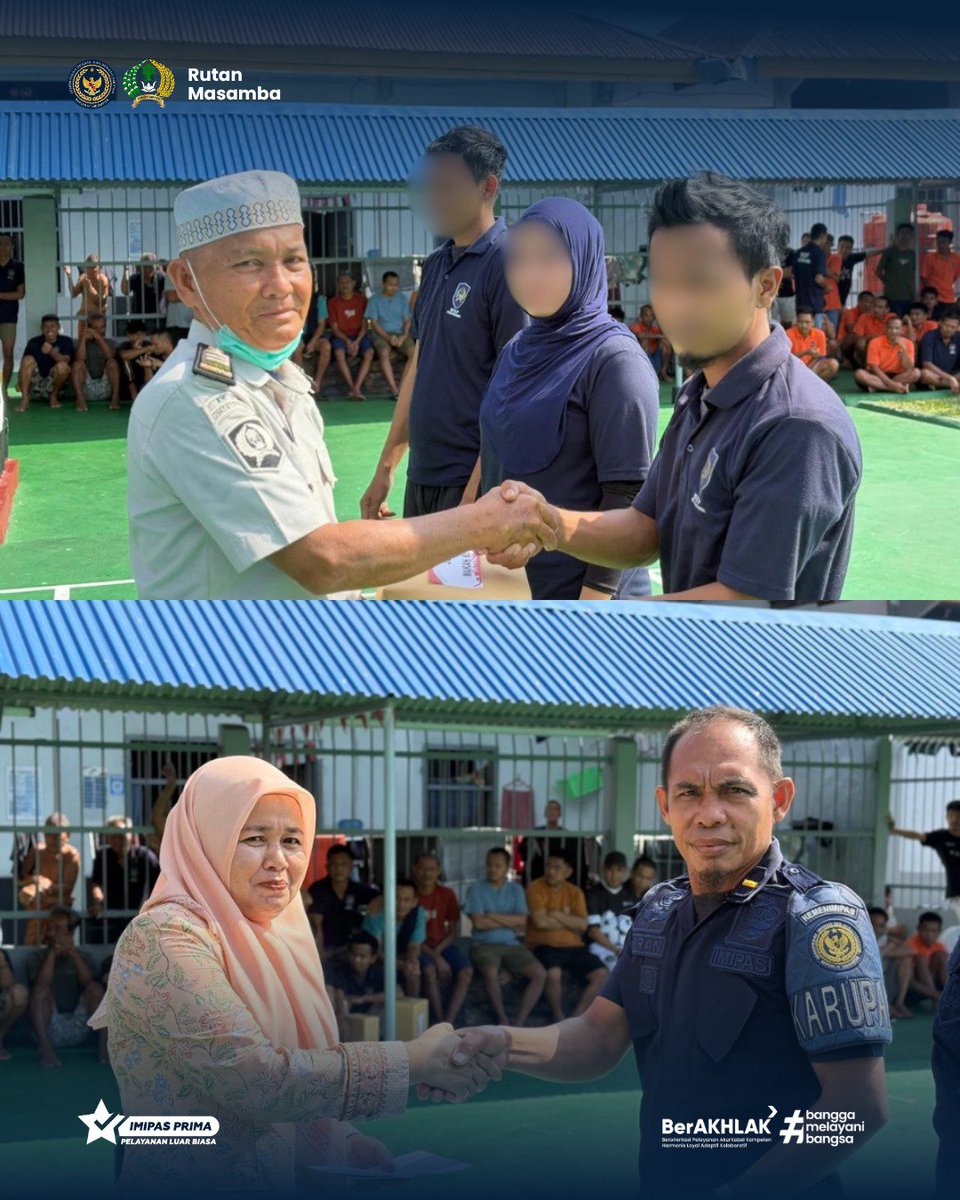 Rutan_Masamba's tweet photo. Setelah melewati rangkaian lomba dengan penuh semangat, sportivitas, dan keceriaan, para juara akhirnya menerima apresiasi atas usaha dan perjuangan mereka. Kegiatan ini bukan sekadar tentang menang dan kalah, tetapi menjadi momentum untuk mempererat kebersamaan, https://t.co/oJE6Stvke5