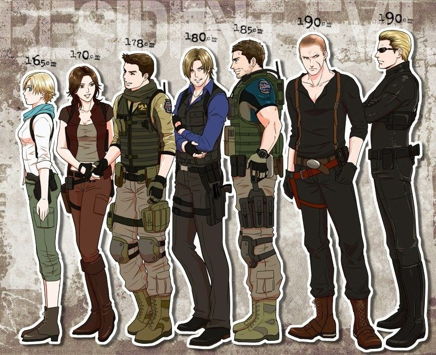 smtrebhfun's tweet photo. Day 131 until Jake/Sherry comeback
@REBHPortal @RE_Games #REBHFun

Jake is the tallest character in RE6 at 1.90m, and Sherry is the shortest at 1.65m... you all know what that means😈 https://t.co/NOHIN4dCqU