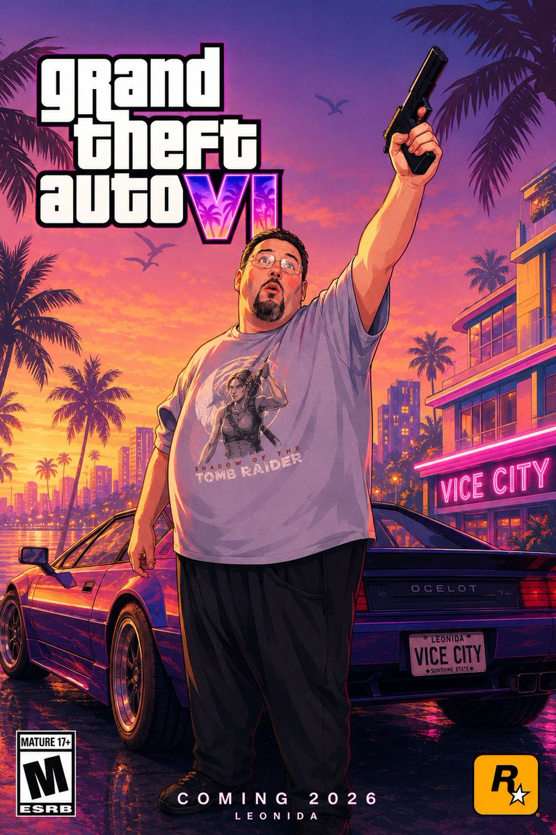 Boogie2988's tweet photo. gta 6 owes me royalties.  this promo looks A LOT LIKE ME!!!!! https://t.co/cuhhpY94aw