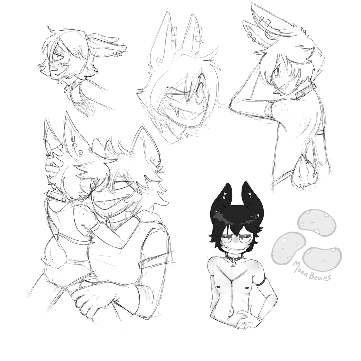 MoonbeamKitten's tweet photo. Need to make an actual ref for him at some point. Personal oc and muse, Hunter.

The bigger guy in there is my partner @Purrennials https://t.co/2xUVG4DN3s