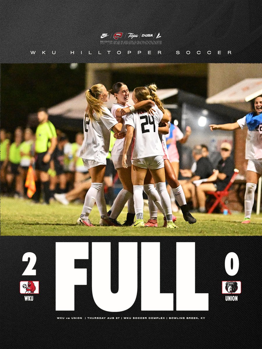 WKU_Soccer's tweet photo. That's a Hilltopper win!!!

#GoTops https://t.co/22JqEnmGIH