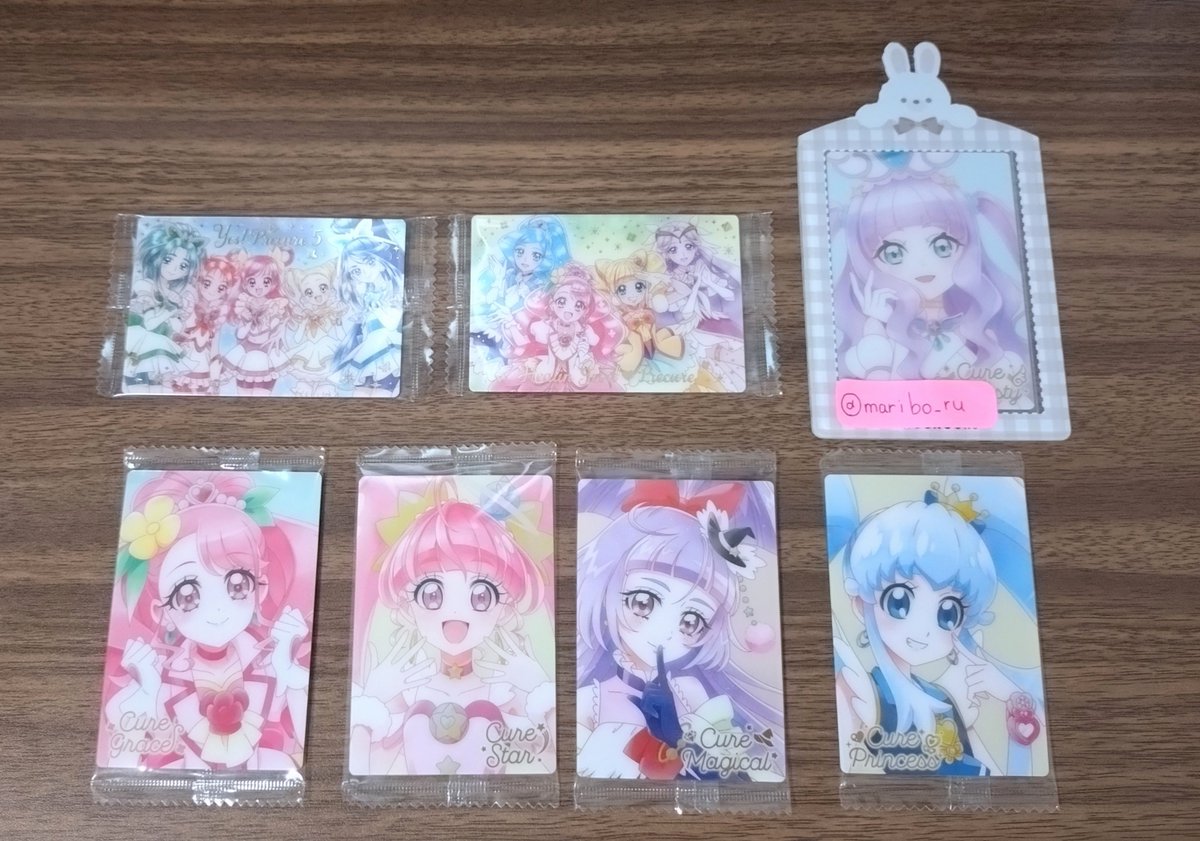 maribo_ru's tweet photo. 【郵送交換】プリキュアウエハース カード 13

求:画像①
HRミスティック/HRズキューン/SRアンサー/Nミント 各1

譲:画像②③
Rアルカナ・シャドウ/HRグレースなど
過去弾)HRスター/HRマジカル/HRプリンセス

検索からでもお気軽にお声がけください。 https://t.co/Jv2q8zzVvS