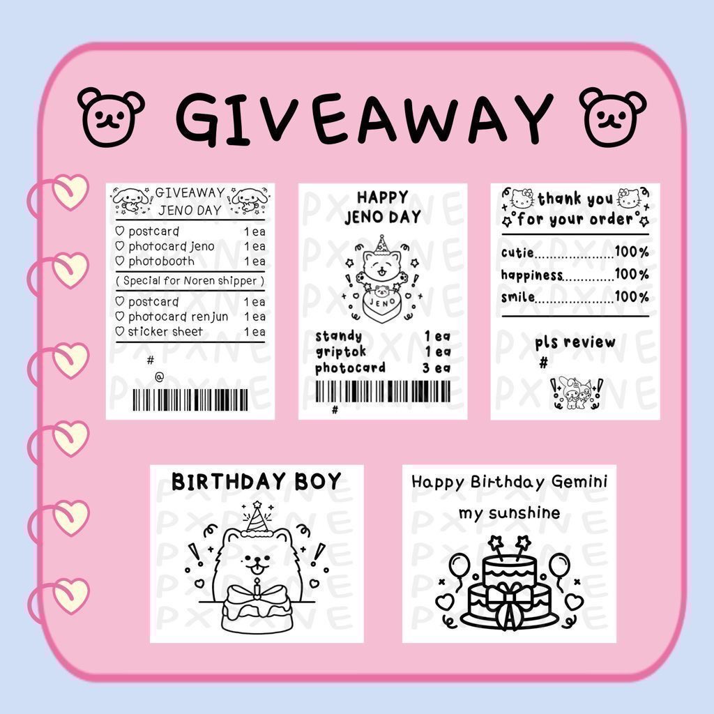 pxpxne's tweet photo. 🎀รับปริ้นที่อยู่ / giveaway🎀

♡กระดาษขาว 0.25฿
♡สติ๊กเกอร์ขาว 0.50฿(ชมพู 0.75฿)
♡ไม่มีขั้นต่ำ ออกแบบฟรี
📮30/45

#รั���ปริ้นที่อยู่ #รับทำของแจก #รับทําgiveaway #MrKillSeries #SkyNaniSToTheNFancon #BTS_WORLDTOUR_BANGKOK #LYKNReflexionConcert #ตลาดนัดnct127 #ตลาดนัดgmmtv https://t.co/B4Xj7UQq3i