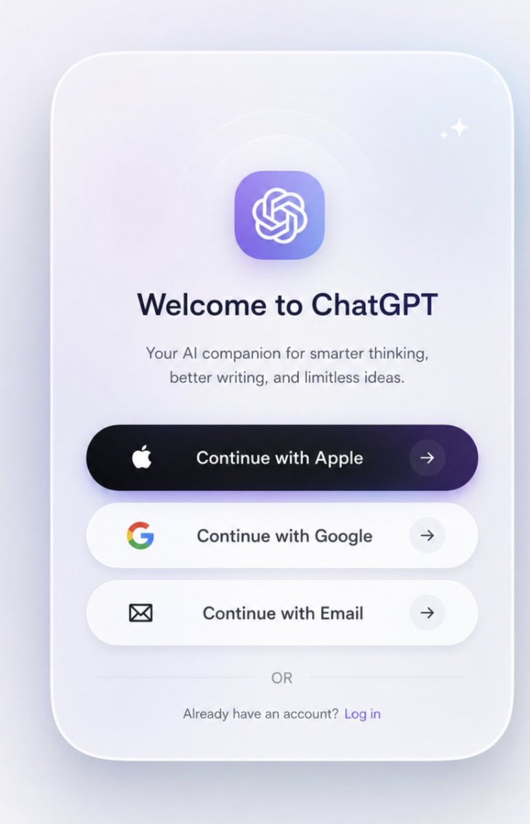 andrewgurio's tweet photo. This Login UI Feels Expensive. https://t.co/adTpdXHvuP