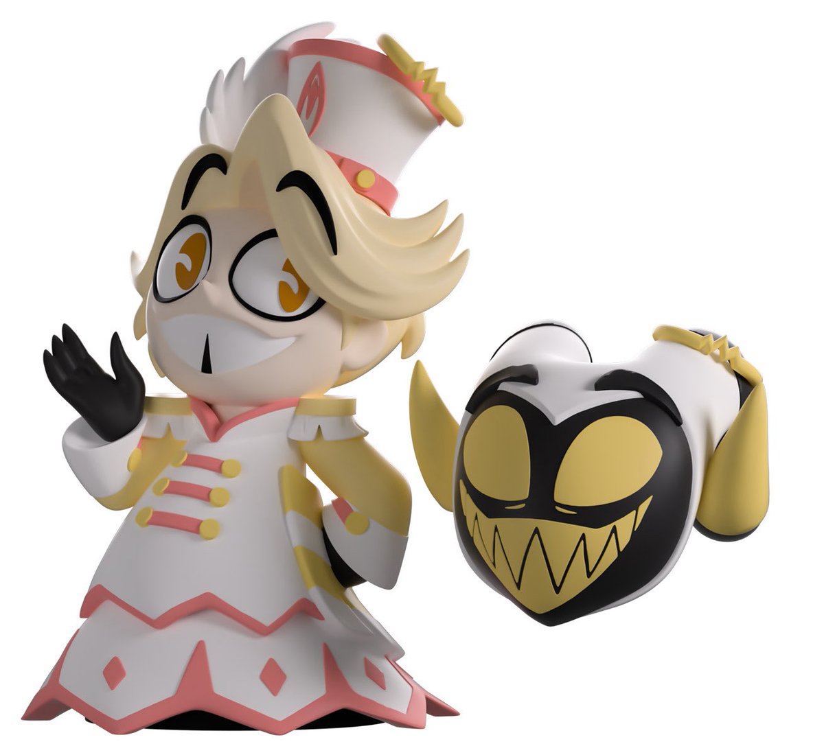 TRobinguy's tweet photo. I love Abel my followers know I do, but look at Abel’s figurine and then Adam’s, you can clearly see they cared more about Abel’s than Adam’s, the robe is just painted on while Abel’s looks detailed, it makes me sad man. #hazbinhotelAdam #HazbinHotelAbel https://t.co/rBSuCs9CtK