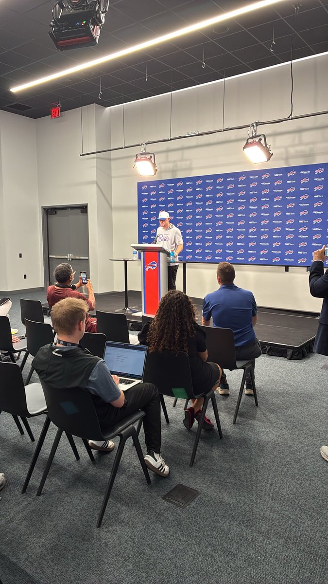 danfetes's tweet photo. “He’s our starting corner. He’s exactly what we look for in a corner… he’s our guy.”

-Joe Brady on Maxwell Hairston

#BillsMafia @BuffaloPlus https://t.co/zf0fqnJqvt