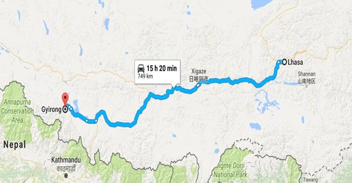 RShivshankar's tweet photo. THE PROOF: CHINA IS CUTTING DOWN, BORING THROUGH THE HIMALAYAS IN ECO-SENSITIVE TIBET.

The Padang Mountain Tunnel (Padangshan Tunnel) is one of China's biggest highway tunnel projects in Tibet. It is part of the Lhasa–Shigatse Expressway, the expressway. This snakes through the Himalayas and it forms the backbone of China's road corridor towards the Gyirong (Kerung) Port on the Nepal border. The tunnel is located in Rinbung County, Shigatse, roughly 200–250 km from the Nepal border at Gyirong/Rasuwagadhi.
Very often as the pictures show the debris is left in open landfills. This creates perfect conditions for mud slides and river bed encroachment.