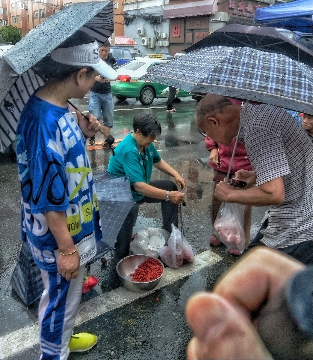 NishanthGutha's tweet photo. Just fumbled dropping my heavy grocery bags in the rain, a stranger ran over to help me pick them up and even walked a block out of their way to the bus stop with me—small act, big warmth. https://t.co/Krfw9Y896P