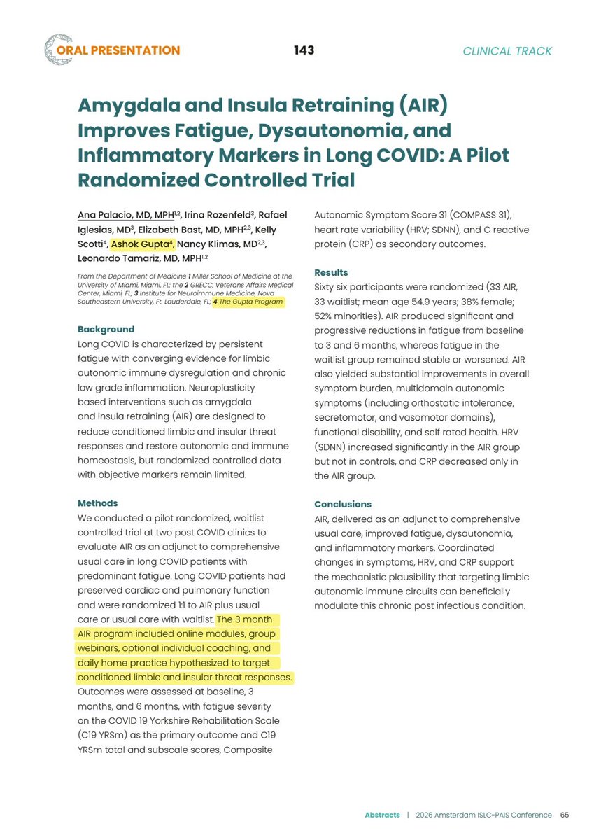 datanomaly's tweet photo. The Gupta Program treats #longcovid like a maladaptive trauma response. https://t.co/jKCU83fzJf
