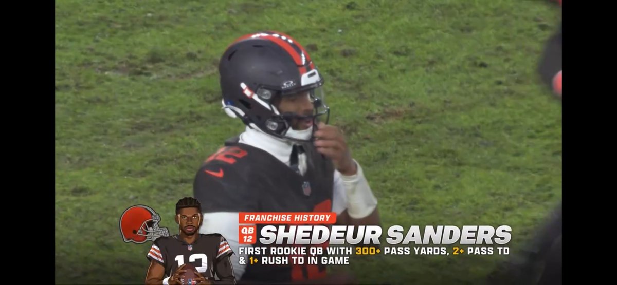 AEsports_0's tweet photo. “Dillon Gabriel this” and “Dillon Gabriel that”……

Ya know, when Shedeur became the SECOND ROOKIE EVER, behind Joe Burrow, to throw for 350+ yards, 3 touchdowns, and a rushing touchdown in a single game, 

I didn’t see one tweet from people who don’t like EITHER of these QBs on Cleveland’s roster saying Shedeur was the guy for sure and should be their QB1.

But Dillon can ball out against guys in the preseason, and suddenly he was screwed out of the starting job? #Browns