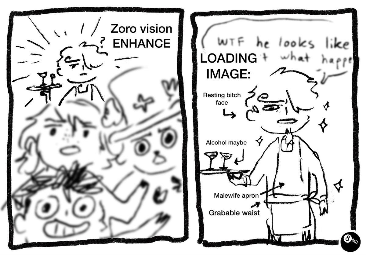 8balldoodles's tweet photo. Drunk Zoro 1/2 https://t.co/YyzZr0oF3r