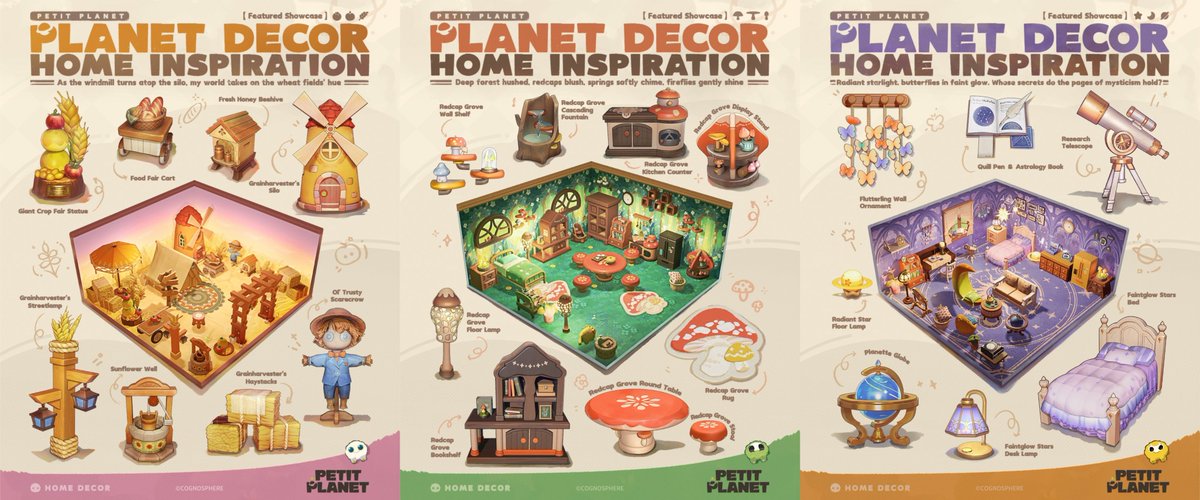 starseafess's tweet photo. Selamat pagi, tetangga Esa!

Banyak tetangga yang baru berdatangan nih ke base hihi, senang rasanya! Mungkin sudah saatnya kita ngomongin Home-Decor, Esa bawain beberapa tema dekorasi yang ada di in-game nih. Kira-kira mau tema yang bagaimana buat dekorasi rumah nanti? https://t.co/q9GAFqVDMd