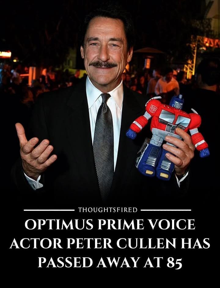 RVN940's tweet photo. The saddest part is
Peter Cullen voice really 
resemble a robot. 

Gone but not forgotten. 

#PeterCullen #Transformers https://t.co/fDZohJ3EeG