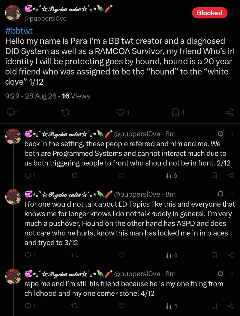 spokeswagceo's tweet photo. @puppersl0ve if it wasnt u then whyd u block me lol, u couldve explained it to me.
Also, this is YOU. YOU made that account and YOU said all of that, please stop acting as if everyone here cant think. You told me to slit my wrists and to starve myself even though I did nth https://t.co/Qh4VNo1kbf