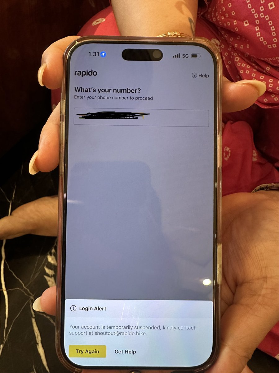 AditaJain's tweet photo. @rapidoapp_ nice job, 

Customer care calls and apologies for the behaviour, then they suspend my account. https://t.co/OLRZKXVilf