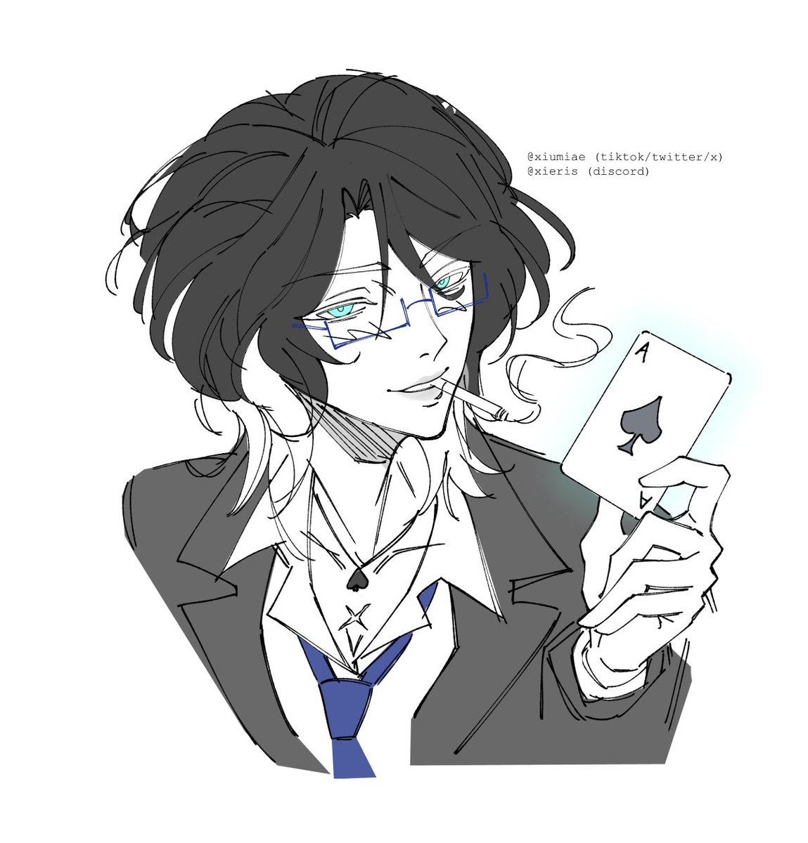 xiumiae's tweet photo. ocposting (hand jumper au, they were originally from an old psychological thriller game i used to work on)
#oc https://t.co/av8h0kh6Gj