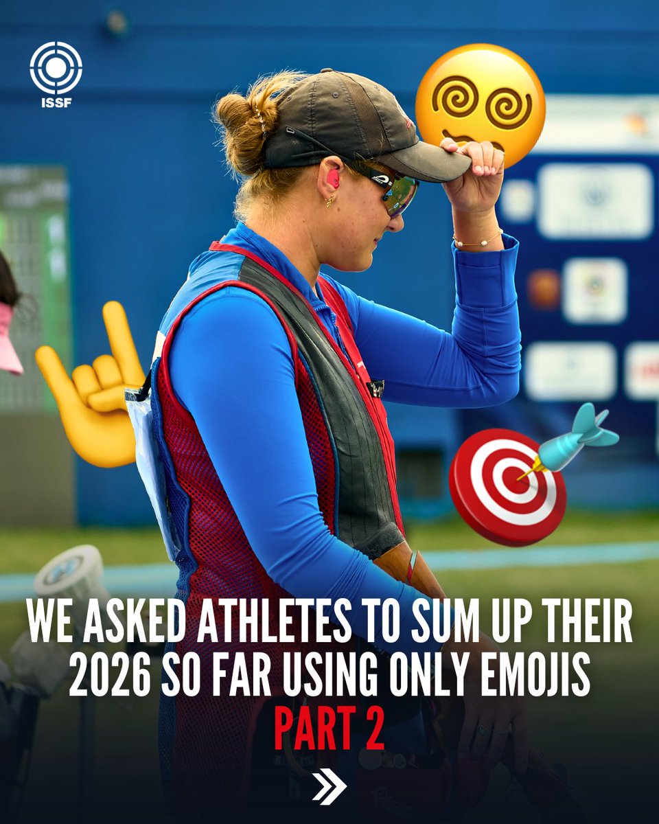 issf_official's tweet photo. Current mood for 2026 so far using only emojis ๐ part 2
#ISSF #ShootingSport https://t.co/zjZmBTicya