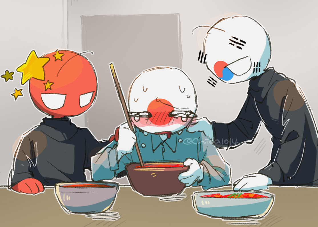 Chida1014's tweet photo. 中華料理と韓国料理なんでも辛くて
食べる時いつもこんな気持ち。 https://t.co/mlfxhhnV3a