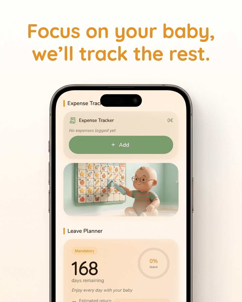 LulloviApp's tweet photo. Parental leave planning shouldn't need a spreadsheet.
How many days? Mandatory vs optional? Can you extend?
Lullovi's Leave Planner. Visual countdown. Clear timeline.
Free. Link in bio.
#ParentingLife #BabySleep https://t.co/YJKz1hJeO2
