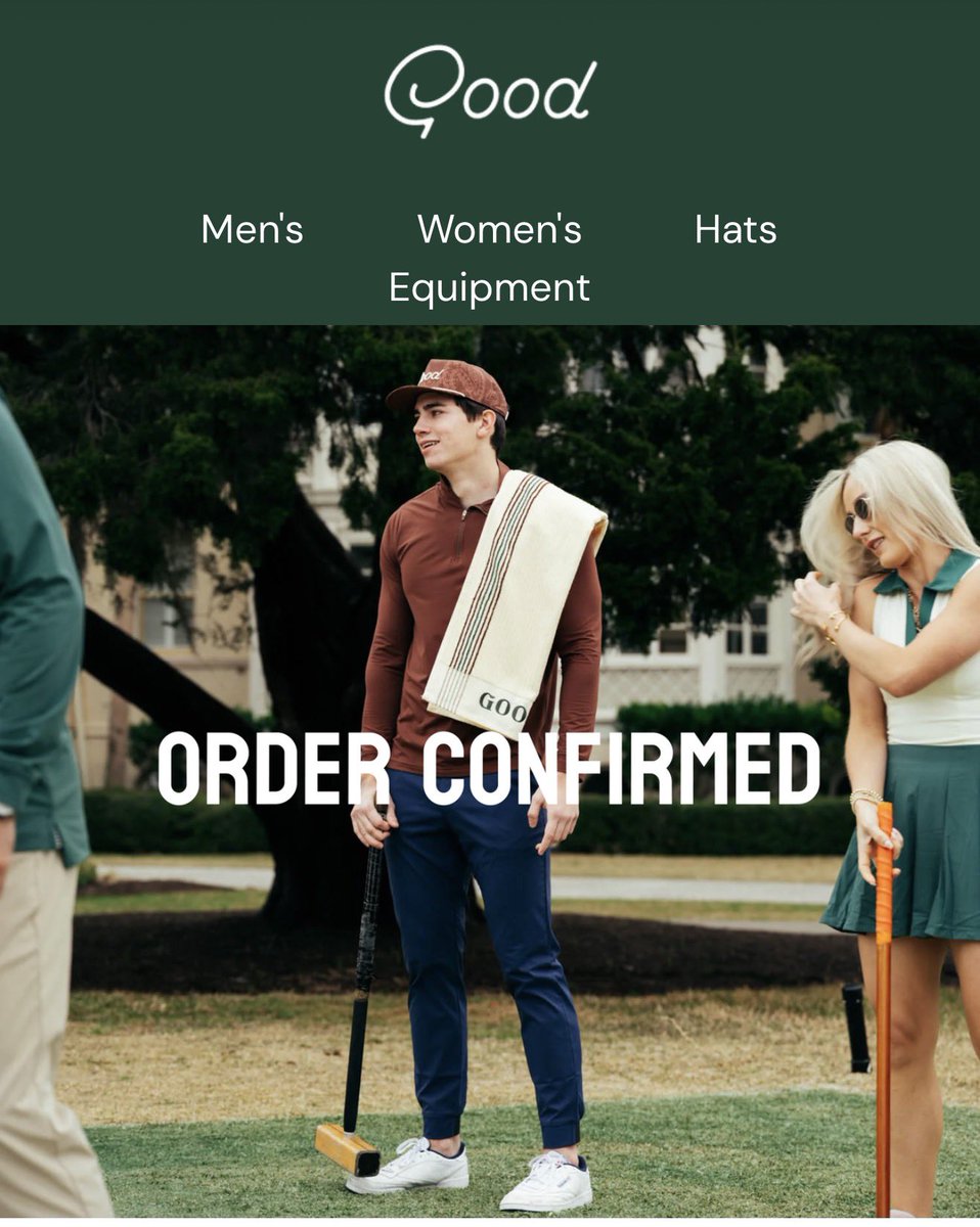 JonnyRoot_'s tweet photo. I believe what is being done to Good Good Golf is absurd, so my family &amp; I made a bulk order of merch. 

Cancel culture sucks. 

Shame on you, Callaway, PGA Tour, Dicks, Golf Galaxy, Golf Channel, Target, etc. https://t.co/62kS6Fsziq
