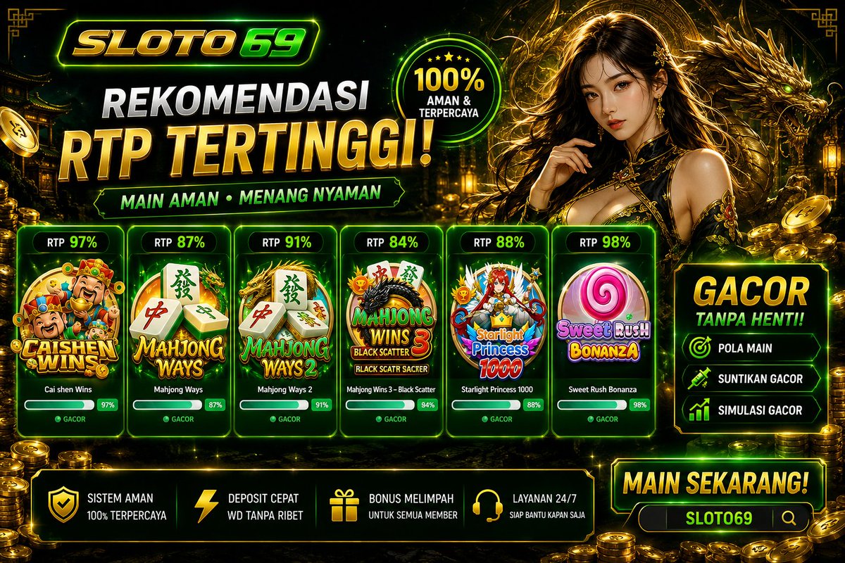 sloto69_'s tweet photo. π° Cari game seru hari ini?
Cek rekomendasi RTP SLOTO69 dan pilih favoritmu! ππ₯
Main santai, nikmati keseruannya.
π π³π°π΅π²: https://t.co/4CvKso5GTu
#sloto69 #slotbonus #harimauhijauonline #rtplive https://t.co/DYqstggnVt