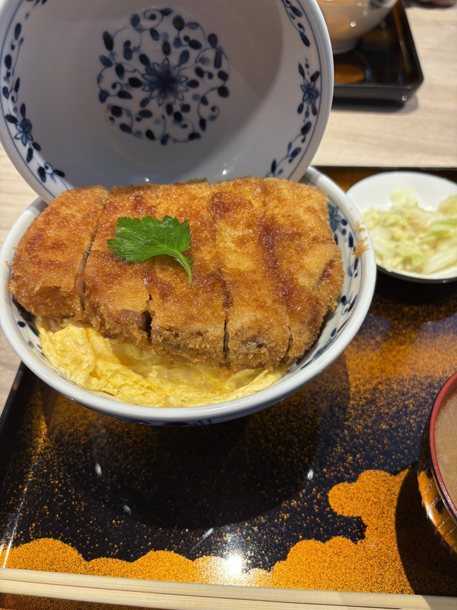 CHICKEN_re_'s tweet photo. 厚切りカツ丼
胃がもたれてます。 https://t.co/KT3hvDdMhV