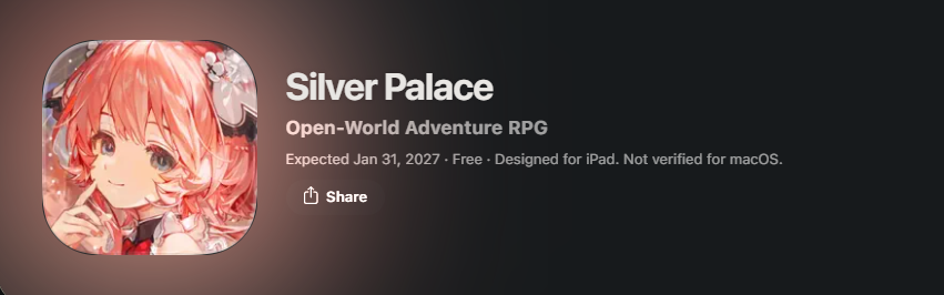 Naruvt0's tweet photo. Silver Palace Release Date: Jan 31, 2027 (?)
#silverpalace https://t.co/OsffjVUy9U