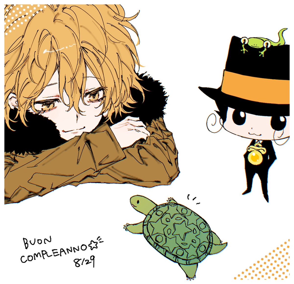 angelshark_1003's tweet photo. エンツィオおめでとう🧡🐢 https://t.co/CXcdoPwVf1